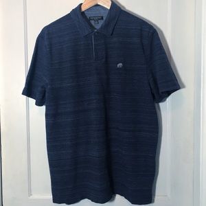 Banana Republic Men Navy Blue Polo Cotton Size XL